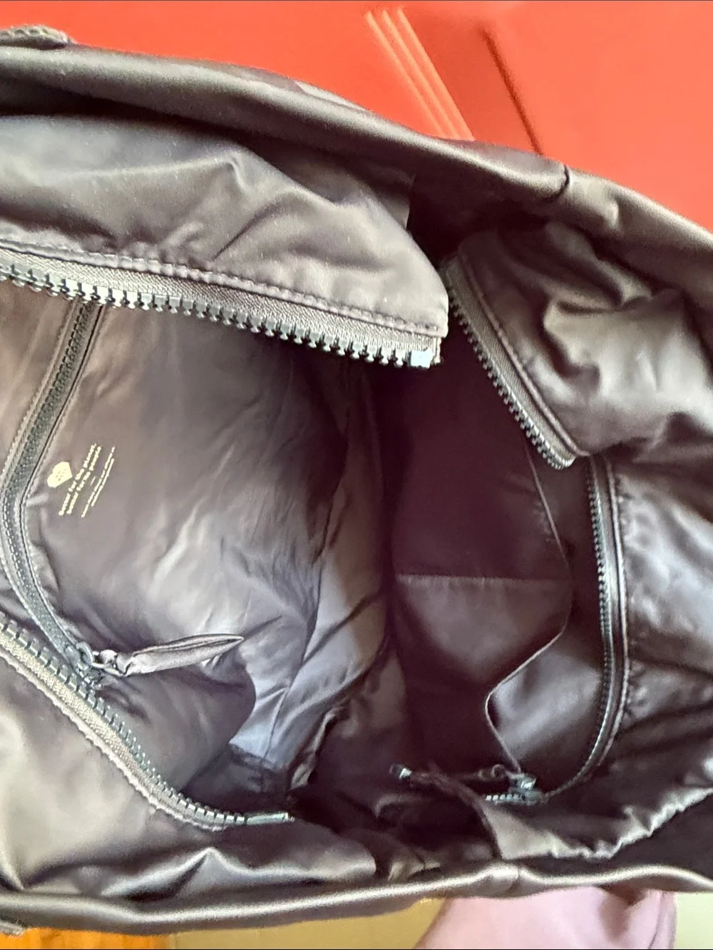Madewell MWL GREY  Nylon Tote with Front Zip Pocket